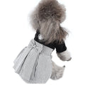 Thin cotton dog clothes for poodles in skirt or four-legged pants styles available in four sizes
