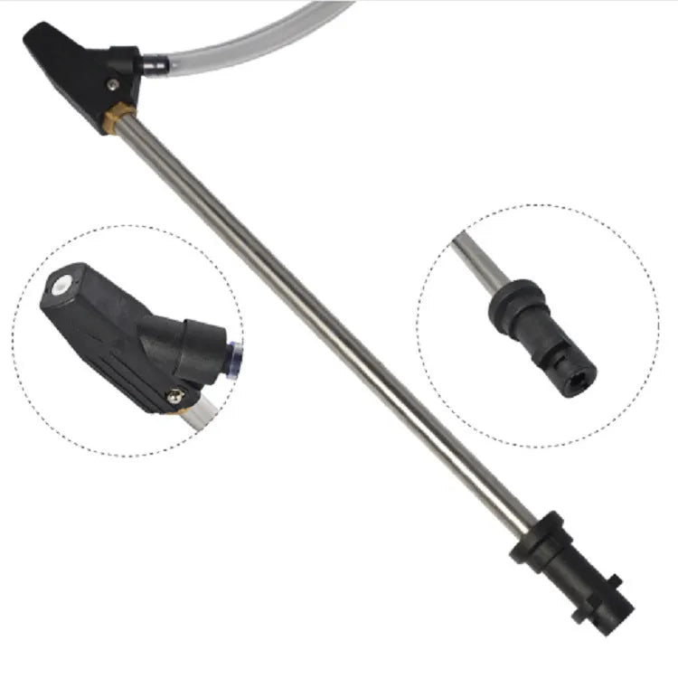 Derusting ceramic nozzle with copper connector and 1/4 quick plug for high pressure sand blasting