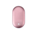 Compact rechargeable hand warmer and power bank combo unit showing colour options and digital display variants