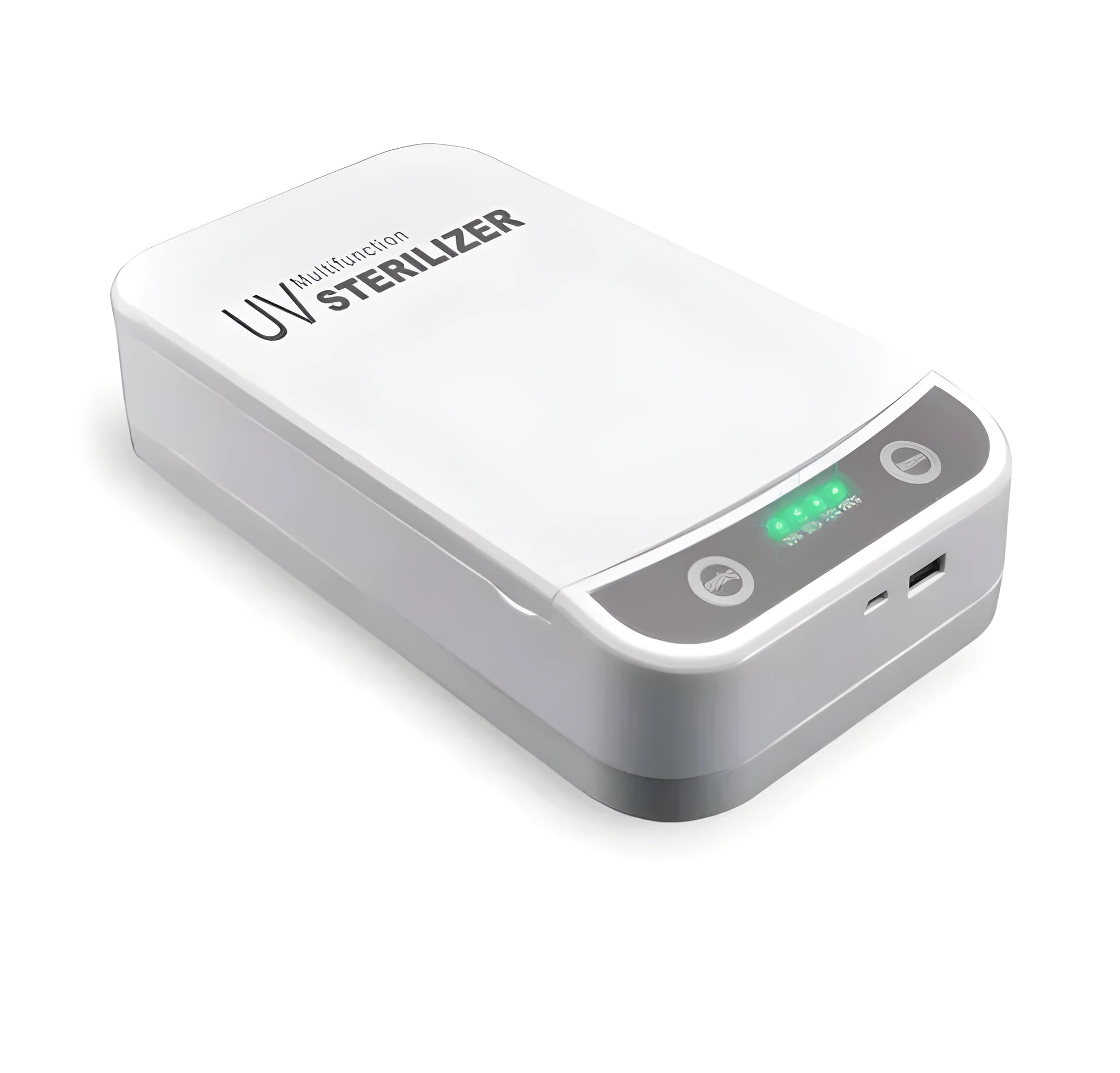 UV disinfection box for phones with 4 UV lamps, external 218x123x53mm, holds 6.5 inch phone, USB powered