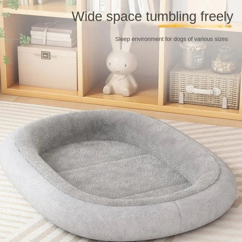 Thickened winter dog kennel for small and medium dogs in coffee colour