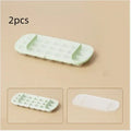 High capacity ice cube tray grid with lever mechanism, food grade PP PET TPE, includes ice shovel, blue colour