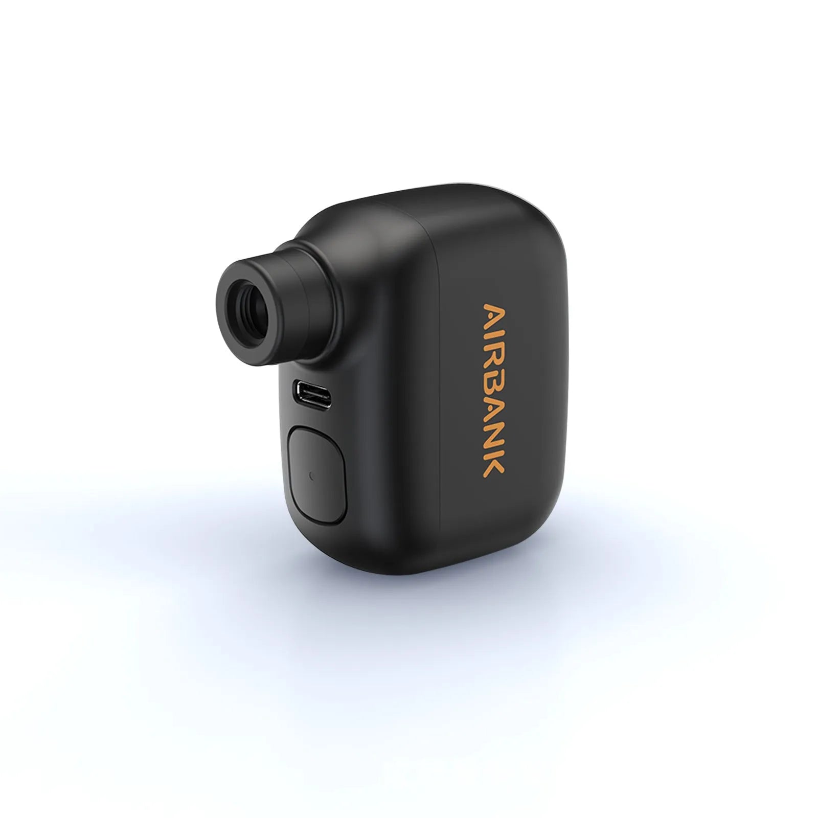 AS100 black electric bicycle inflation pump with USB cable and waterproof storage bag