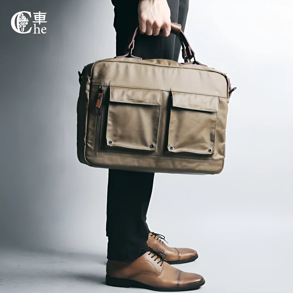 Dpark 14/15 inch Lenovo laptop bag with single shoulder sling in black, brown, and khaki colour options