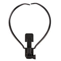 Wearable neck phone holder in black, ABS construction, 180 degree adjustable angle for hands-free use