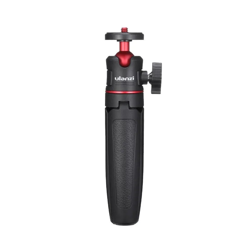 Mini camera desktop tripod selfie stick live stand compatible with iPhone in black red and white