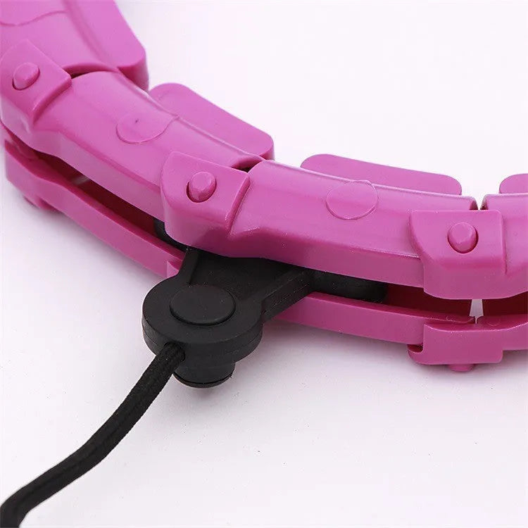 Massage soft ball detachable ABS plastic sports fitness slimming waist in pink