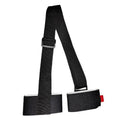 Adjustable skiing bandage shoulder strap with hook-and-loop fastening for double ski boards