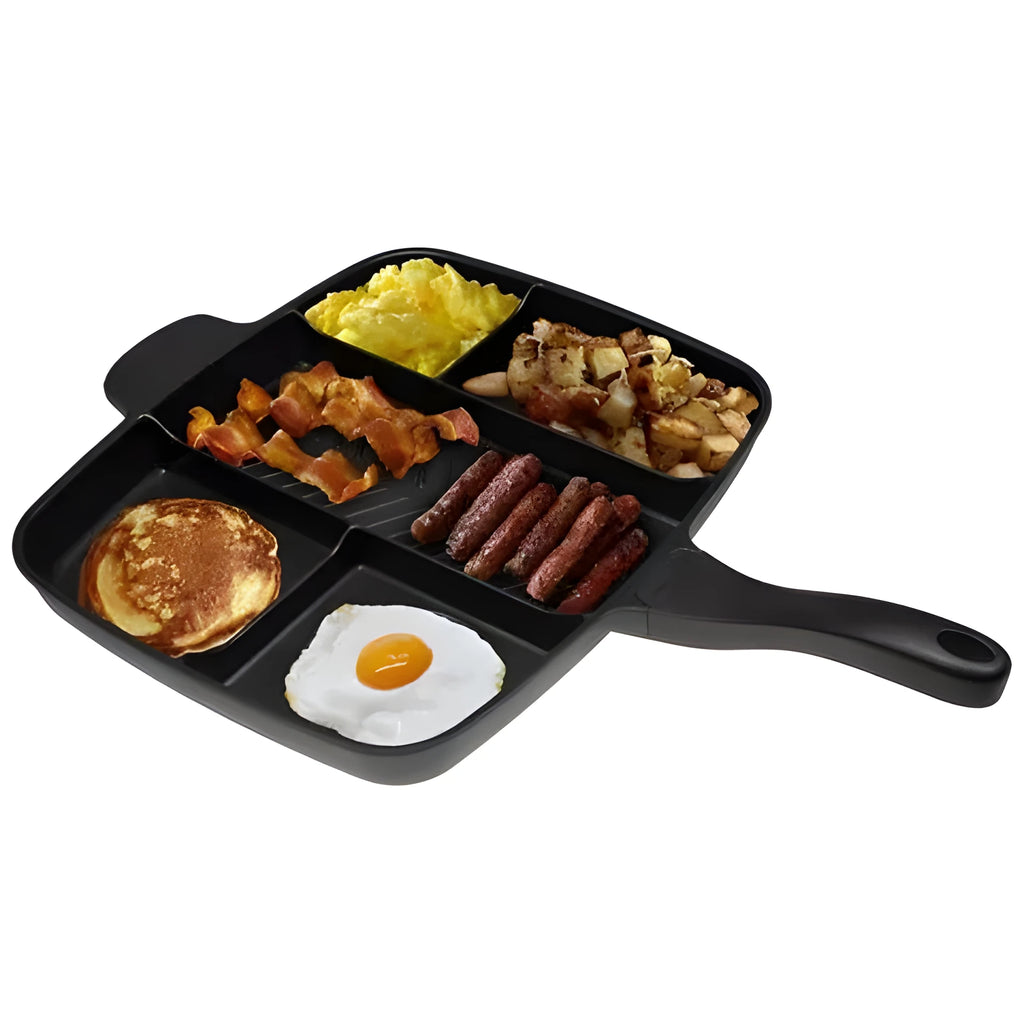 MasterPan 5 in 1 multifunctional frying pan bakeware 38x56cm non-stick aluminium oven safe