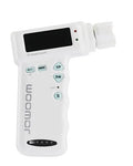 Multi-functional smart guitar tuner with string winder, colour LCD display, black and white, for acoustic and electric guitars