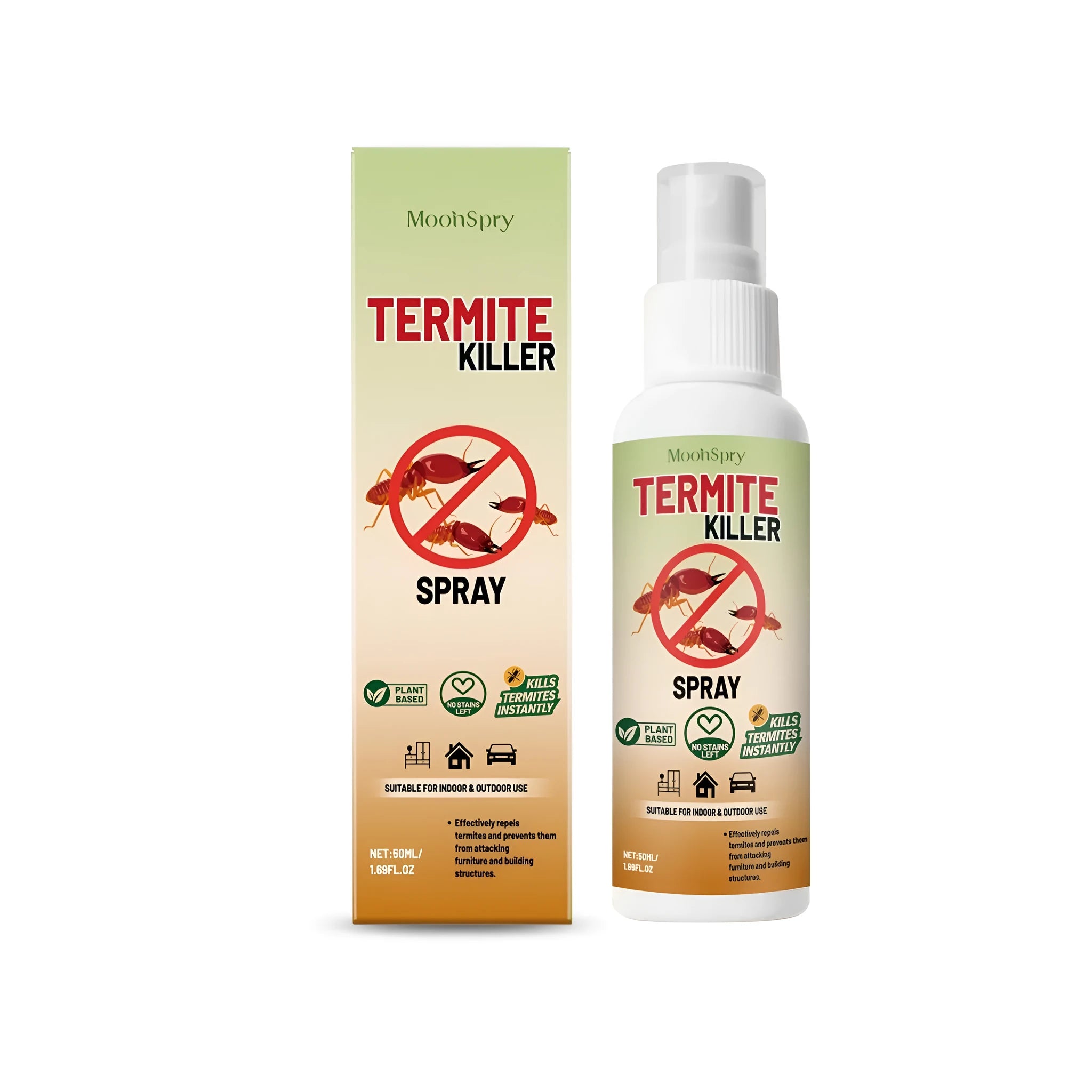 50ml termite killer ant repellent spray bottle for indoor pest control