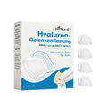 Hyaluronic acid joint relief microneedle patch pack of 4 with peony root and ginger botanical ingredients