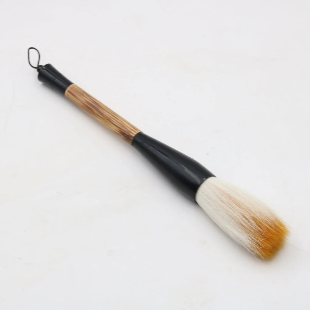 Traditional Chinese couplet writing brushes with animal hair bristles on display