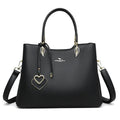 Women's messenger bag in PU material with multi-layer shoulder strap available in multiple colours