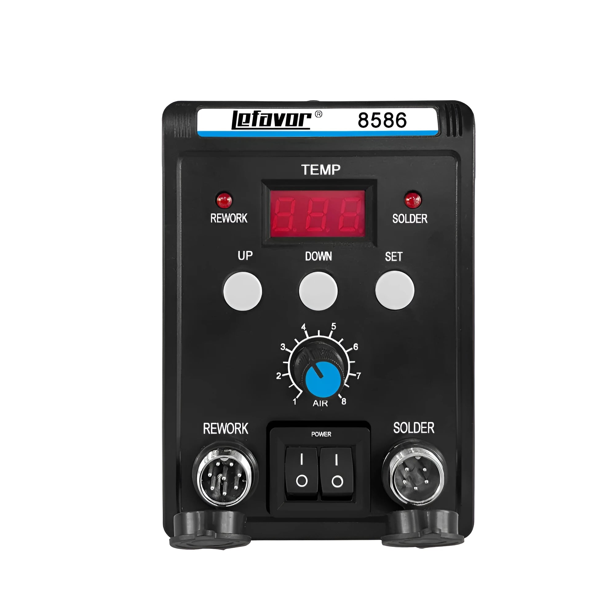 Digital temperature control hot air gun welding station 8586 model with 700W power for industrial maintenance