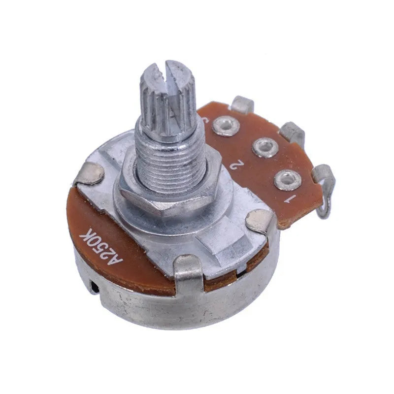 Metal electric guitar potentiometer knob replacement part for tone and volume controls