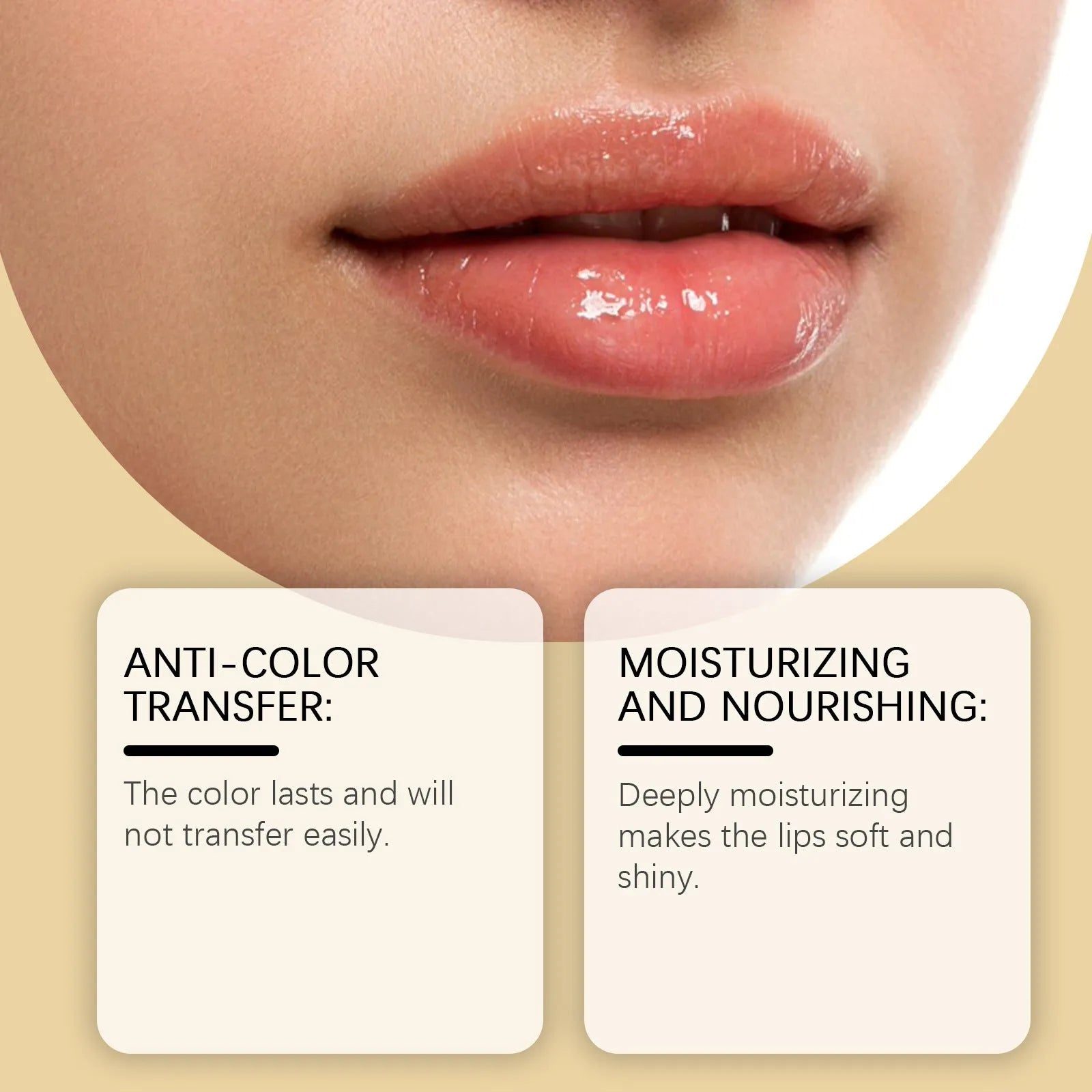 Moisturizing colour changing lipstick in tube, 3.5g, pH-adaptive formula with hyaluronic acid and jojoba oil