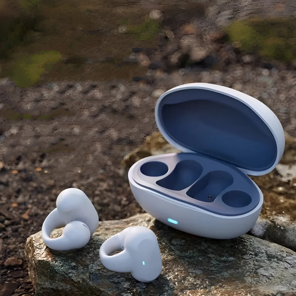 Wireless Bluetooth in-ear headset plastic construction creative design i113 Black