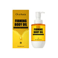 60ml bottle of tightening and wrinkle resistant body oil with a blend of six ingredients including Vitamin E.
