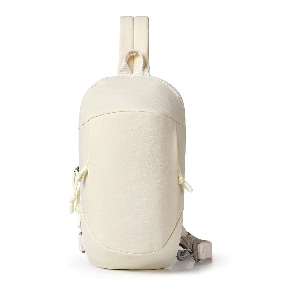 Outdoor girls crossbody bag in nylon with phone pocket, available in army green colour