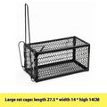 Automatic mouse cage trap showing metal and plastic variants in different sizes