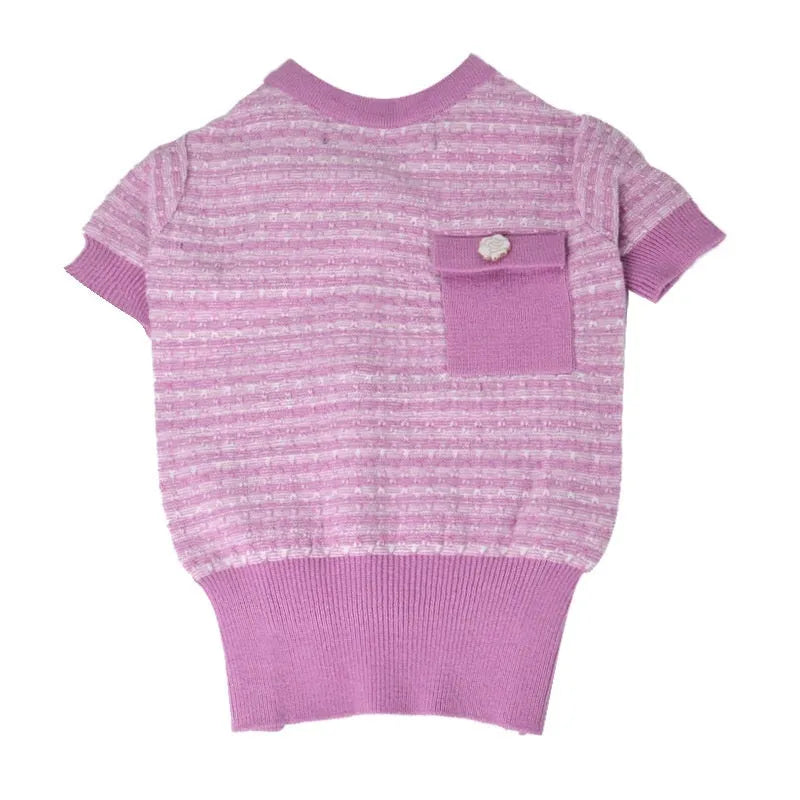 Classic wool Schnauzer pet clothing in autumn winter style available in S M L sizes