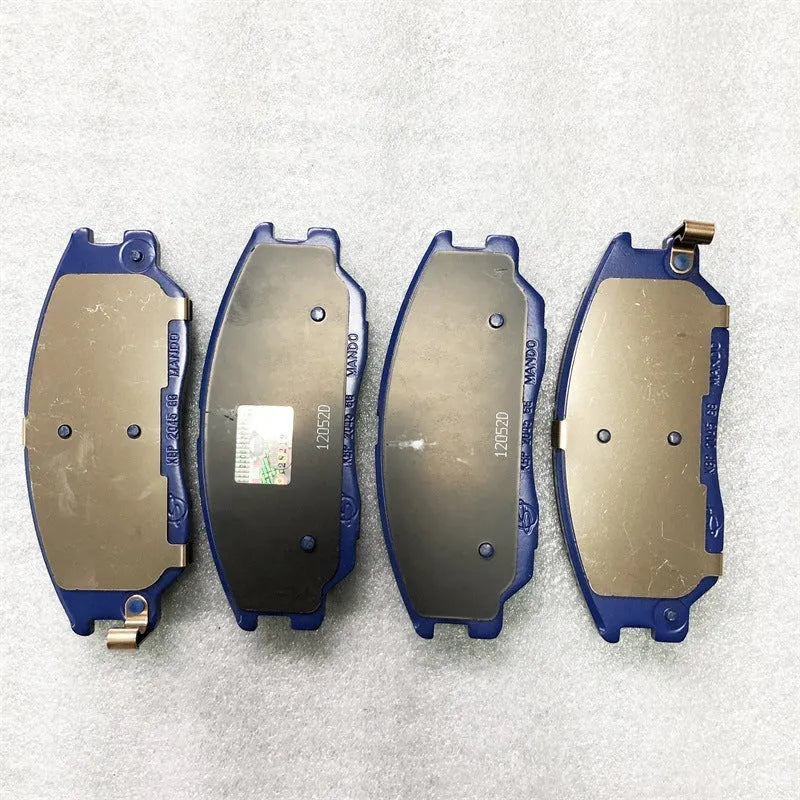 Automotive brake pad set for Aiteng Kyron Rester vehicles with fitment codes