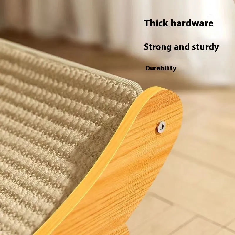 Sisal cat scratch board with durable sisal blanket material in pastoral style