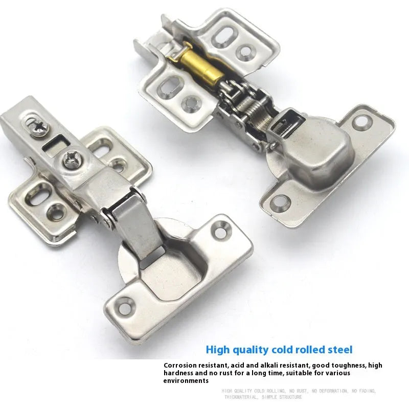761 cold rolled steel hydraulic hinge with nickel plating and thickened damping cushion