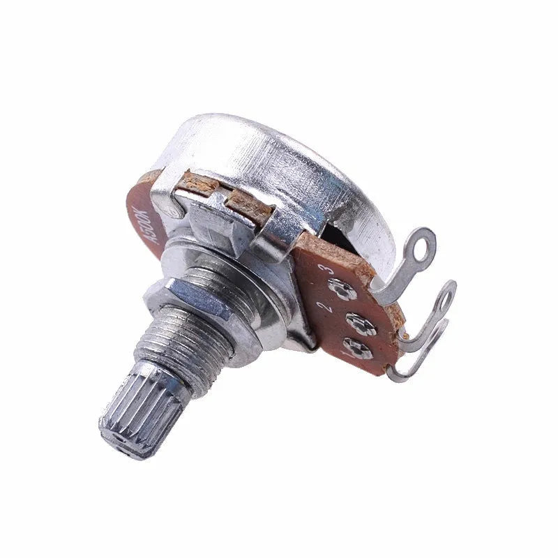 Metal electric guitar potentiometer knob replacement part for tone and volume controls