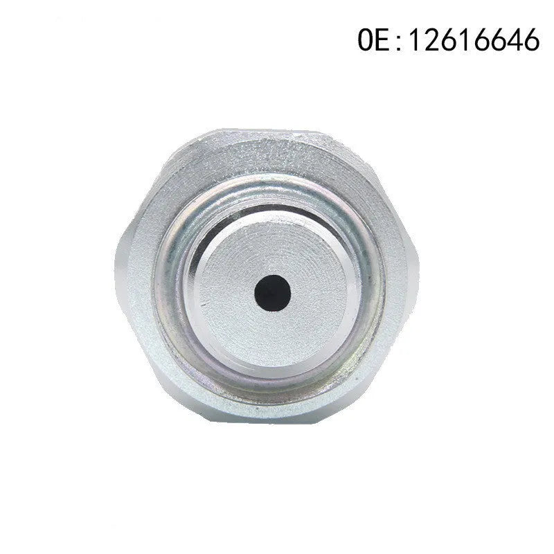 Silver metal automotive fuel pressure sensor with part numbers 12616646 12677836 D1846A