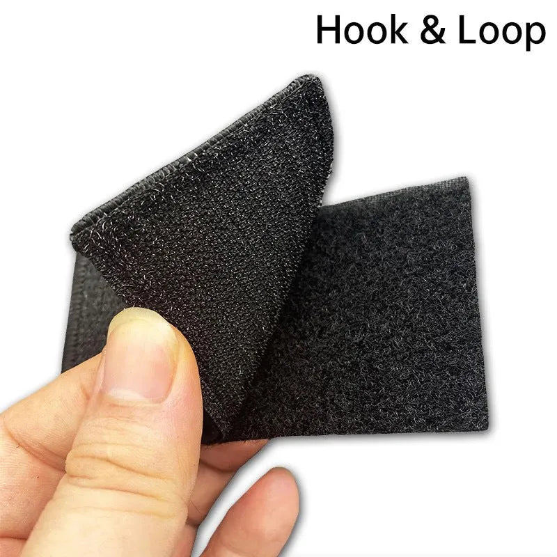 Embroidered fabric tactical badge with velcro backing showing military-inspired designs in green and black colours