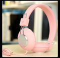 Wired head-mounted sports earphones in six colours with 3.5mm plug and microphone