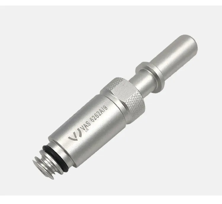 Silver metal transmission refueling joint tool model VAS6262-9 for vehicle fluid maintenance.