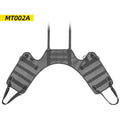 Black polyester motorcycle fuel tank mount base saddle measuring 100x40cm with expanded 100x41cm size