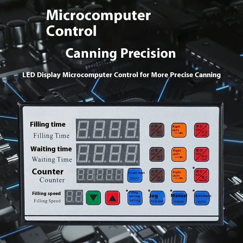 CNC automatic quantitative filling machine with digital display and dispensing nozzle