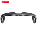 Non-standard carbon fibre drop bar for road bicycle, black grey silver UD finish, available in 400mm 420mm 440mm
