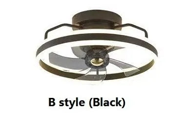 Φ500mm diameter ceiling fan lamp with integrated light fitting in modern simple style