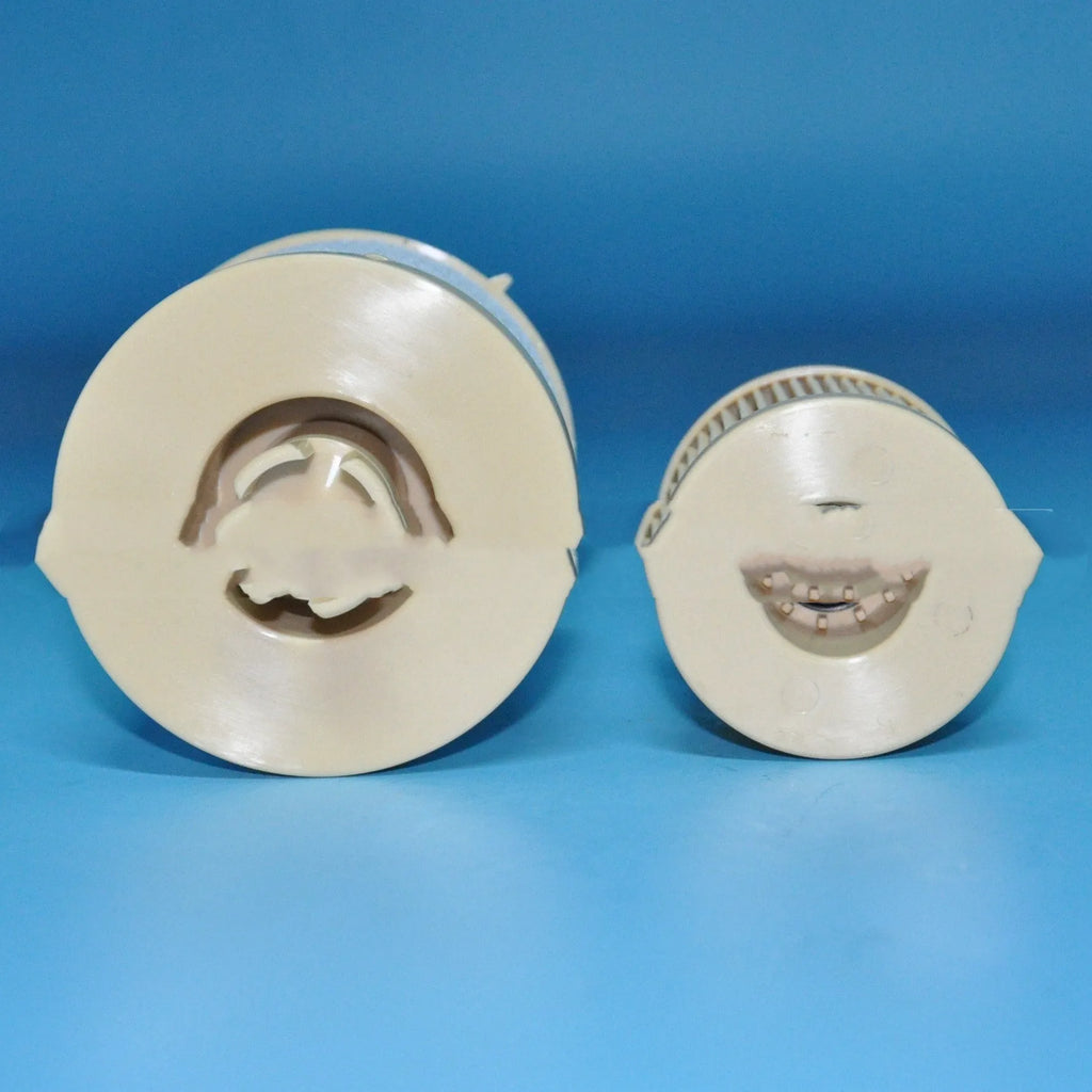 FD4616 diesel fuel filter for Ford 6.0L trucks, shows tapered housing