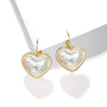 Gold coloured alloy ear clips for women with natural style and ear clip design