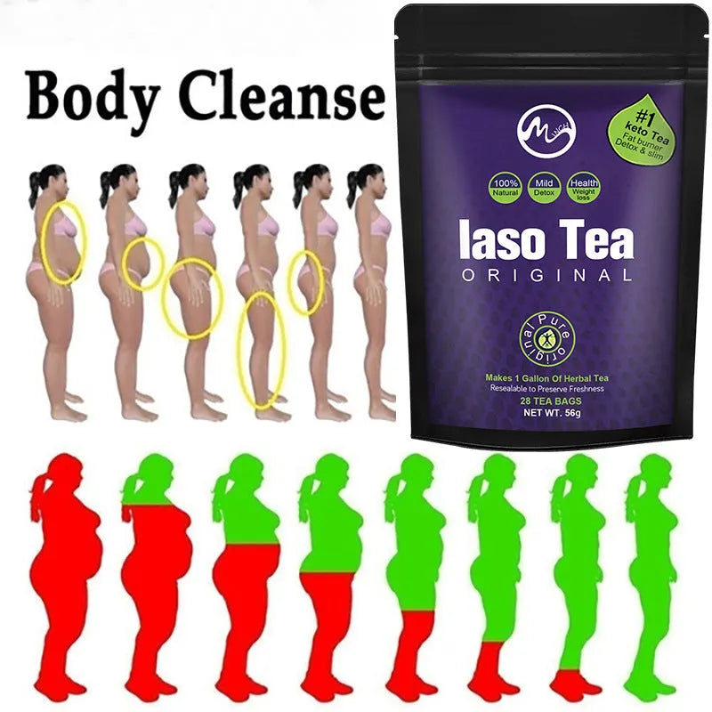 Single packet of instant slimming tea powder with sugar-free cold-soaking formulation