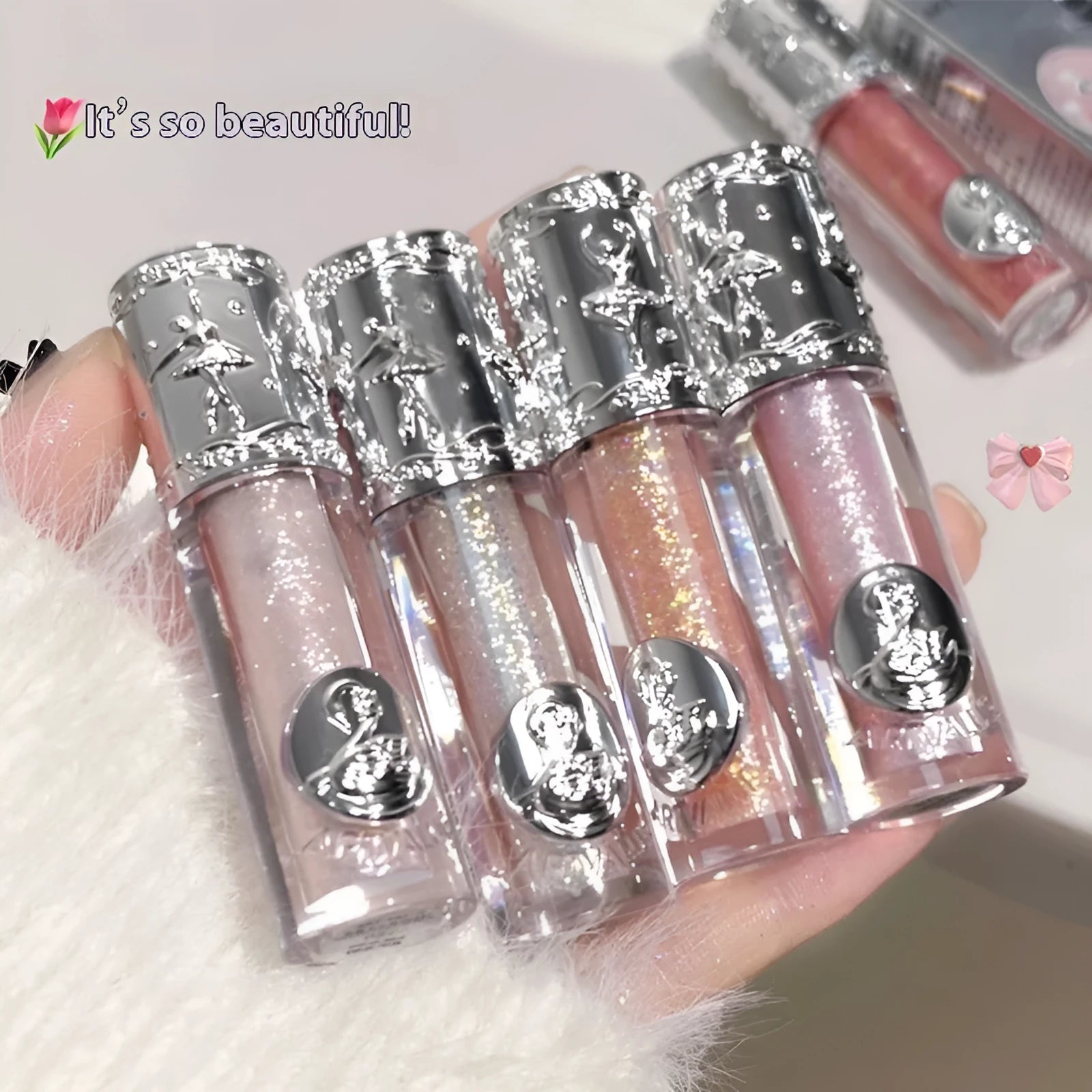 Ballet brand liquid eye shadow product in one of five colours: Sakura field, doll log, butterfly paradise, nutcracker, or pillow fairy tale.
