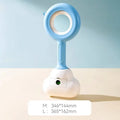 Pet dog pooper scooper with cloud shape jaw in blue colour on grass