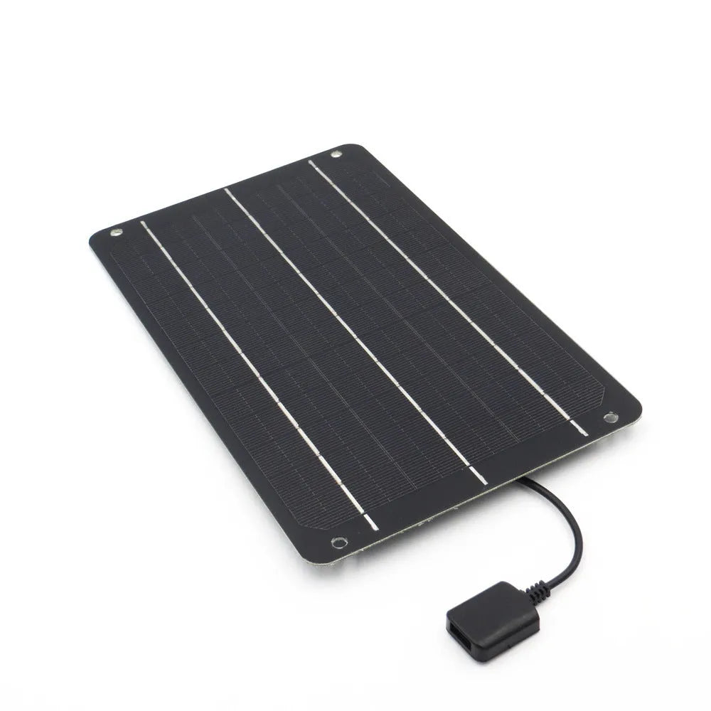 6V solar panel fan charger with USB output, epoxy construction, multiple power sizes