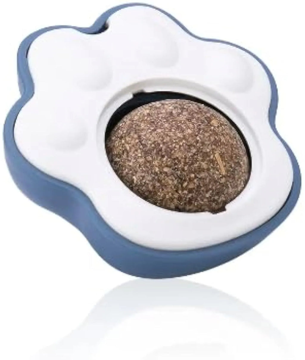 Plush catnip mouse toy for dental cleaning with blue, green and pink colour options showing 45mm size