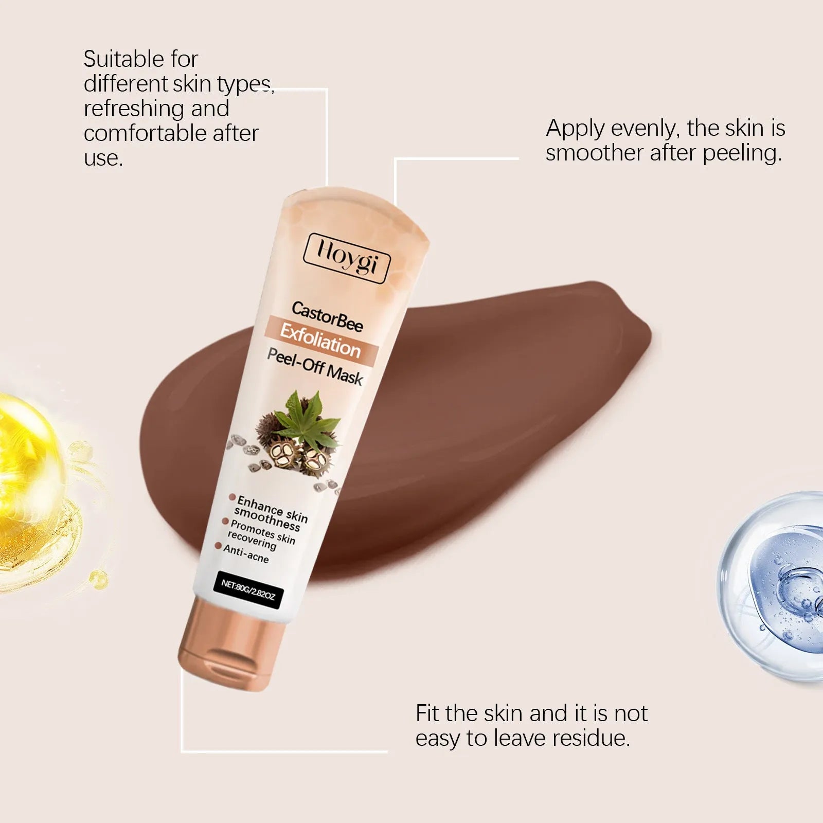 Mild Cutin Tearing Mask 80g tube with moisturising and hydrating formula containing collagen and bee venom
