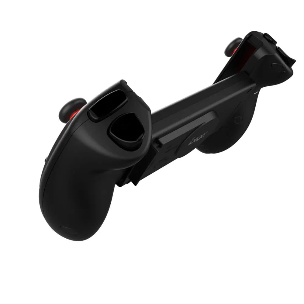Red telescopic gamepad controller with USB cable for Android, iOS and PC