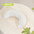 U-shaped blue cat pillow with adjustable collar for feline cervical support and sleeping comfort