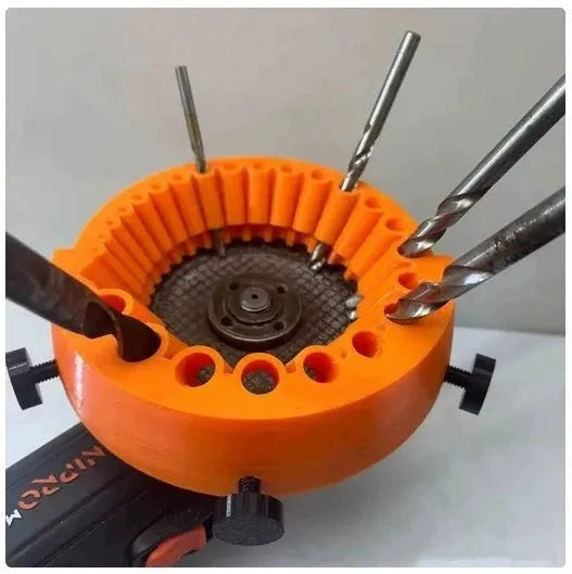 High performance tool drill bit sharpener plastic injection moulded 15.2x14.7x3.8cm American style drill grinding machine