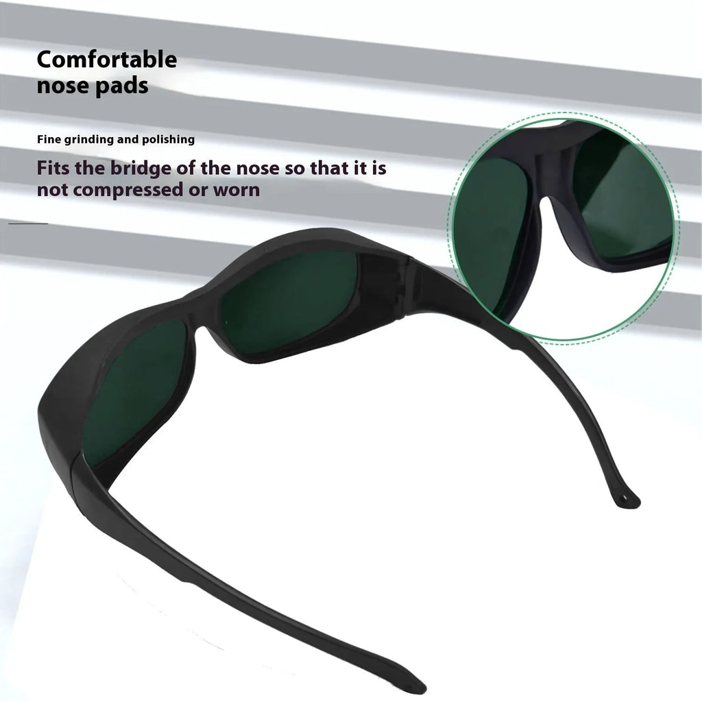 Laser protection goggles for skin rejuvenation and welding with 200-2000nm wavelength coverage